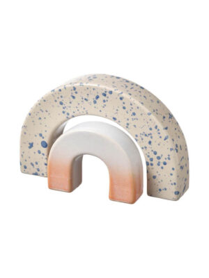 Decoration set of 2 rainbow