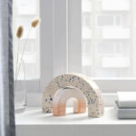 Decoration set of 2 rainbow